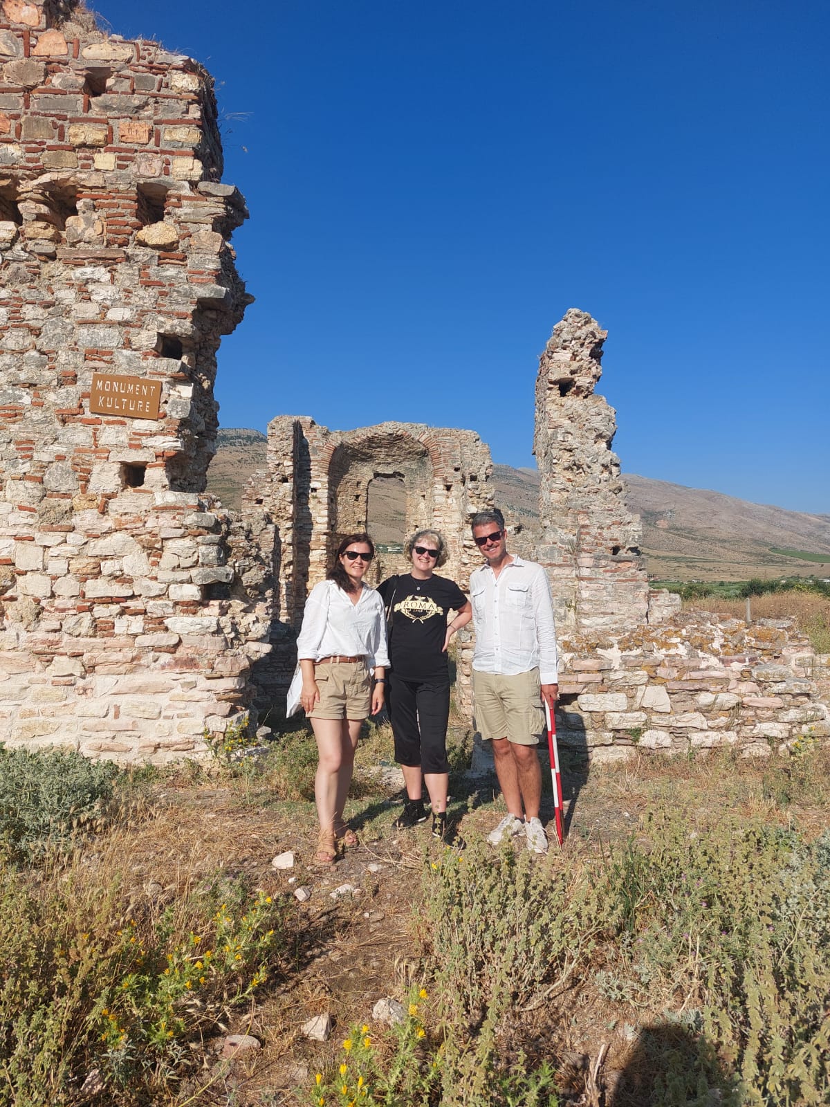 2025. Con Joanita Vroom negli scavi della Basilica